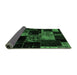 Sideview of Patchwork Emerald Green Transitional Rug, abs2033emgrn