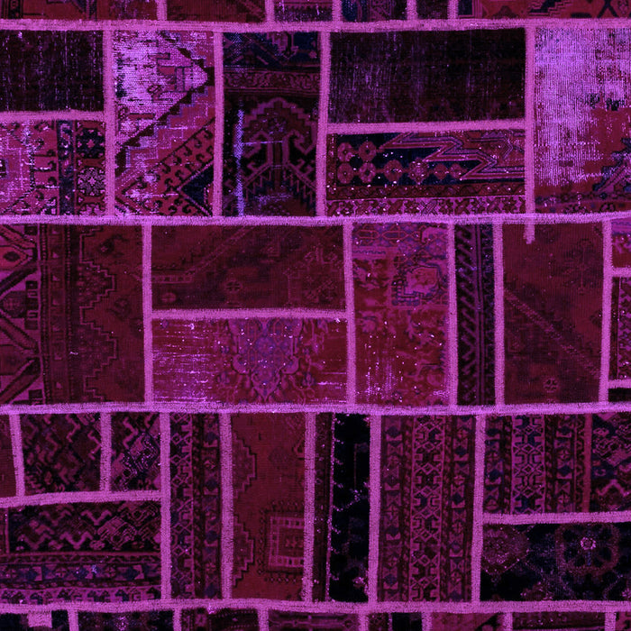 Abstract Purple Modern Rug, abs2034pur