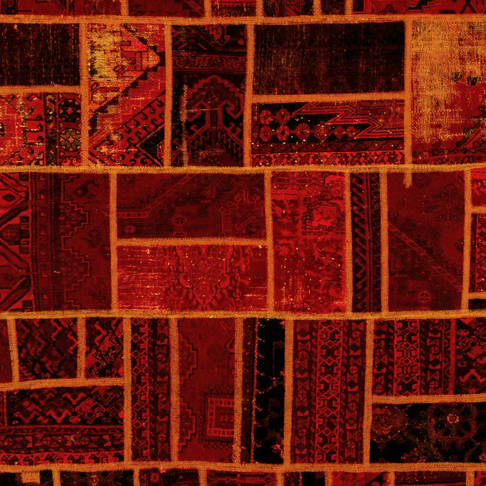 Abstract Yellow Modern Rug, abs2034yw