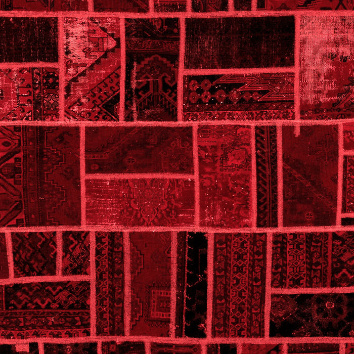 Machine Washable Abstract Red Modern Rug, wshabs2034red