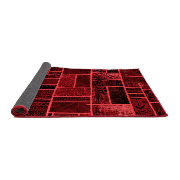 Abstract Red Modern Area Rugs