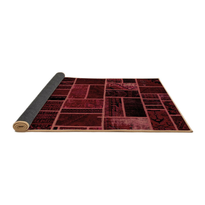 Sideview of Abstract Brown Modern Rug, abs2034brn