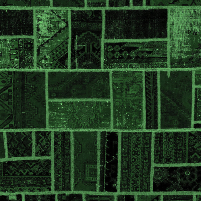 Abstract Emerald Green Modern Rug, abs2034emgrn