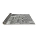 Sideview of Patchwork Gray Transitional Rug, abs2035gry