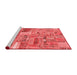 Transitional Red Washable Rugs