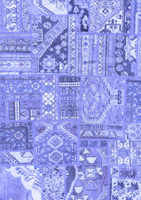 Patchwork Blue Transitional Rug, abs2036blu