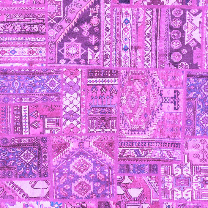 Patchwork Purple Transitional Rug, abs2036pur
