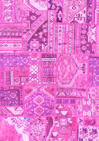 Patchwork Pink Transitional Rug, abs2036pnk