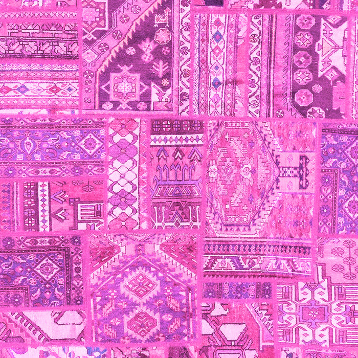 Patchwork Pink Transitional Rug, abs2036pnk