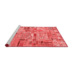 Transitional Red Washable Rugs