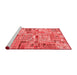 Transitional Red Washable Rugs