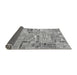 Sideview of Patchwork Gray Transitional Rug, abs2037gry