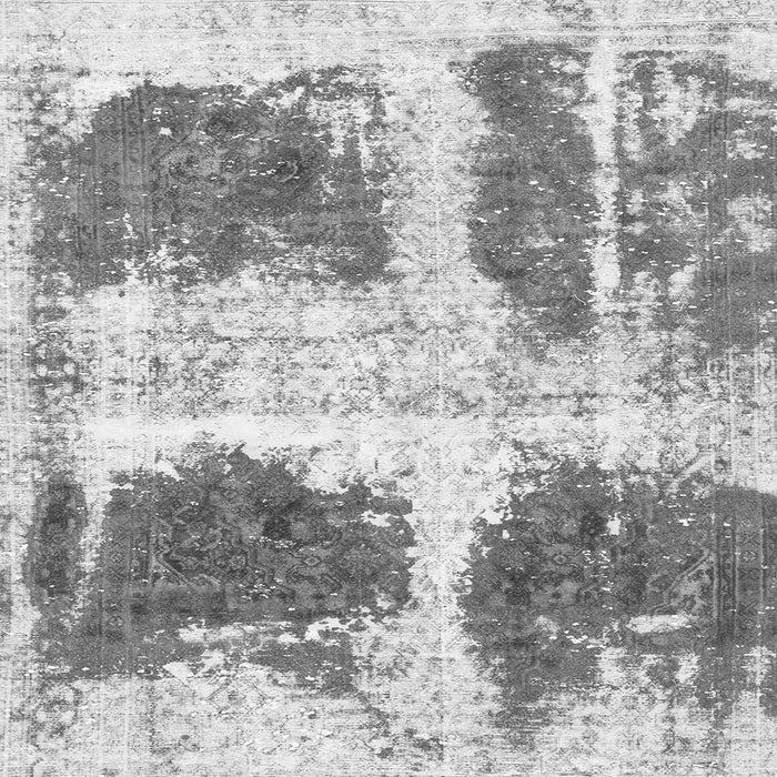 Square Machine Washable Abstract Gray Modern Rug, wshabs2038gry