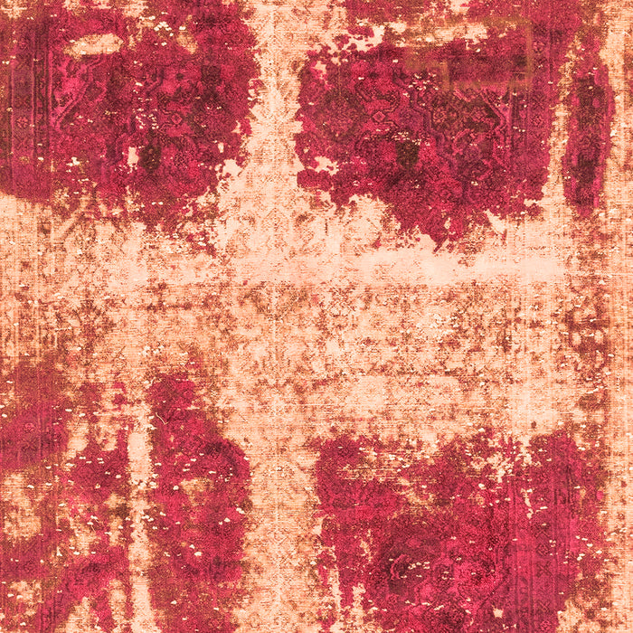 Abstract Orange Modern Rug, abs2038org