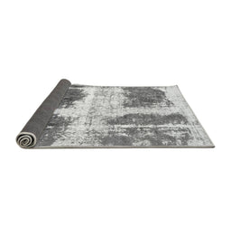 Sideview of Abstract Gray Modern Rug, abs2038gry