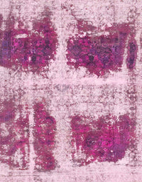 Machine Washable Abstract Pink Rug, wshabs2038