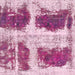 Square Abstract Pink Modern Rug, abs2038