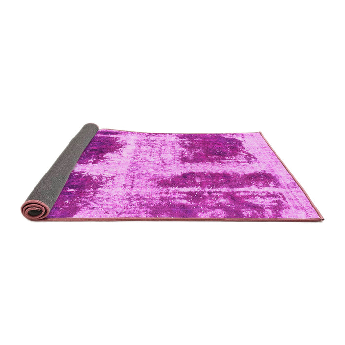 Sideview of Abstract Pink Modern Rug, abs2038pnk