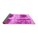 Sideview of Abstract Pink Modern Rug, abs2038pnk