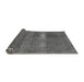 Sideview of Abstract Gray Modern Rug, abs2039gry