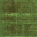 Square Abstract Green Modern Rug, abs2039grn