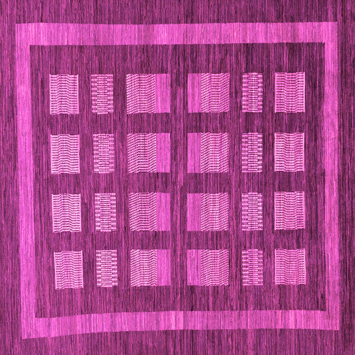 Square Checkered Pink Modern Rug, abs203pnk