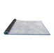 Sideview of Solid Blue Modern Rug, abs2040blu