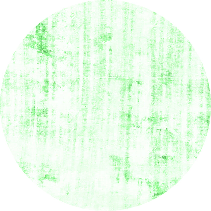 Round Solid Emerald Green Modern Rug, abs2040emgrn