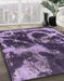 Machine Washable Abstract Purple Haze Purple Rug in a Family Room, wshabs2041