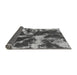 Sideview of Abstract Gray Modern Rug, abs2041gry