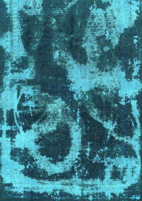 Abstract Turquoise Modern Rug, abs2041turq