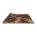 Sideview of Abstract Brown Modern Rug, abs2041brn