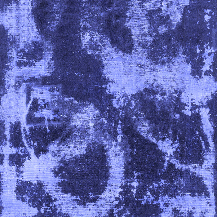 Abstract Blue Modern Rug, abs2041blu