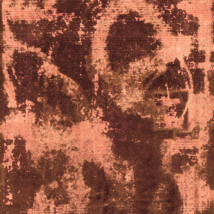 Abstract Orange Modern Rug, abs2041org