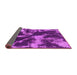 Sideview of Abstract Pink Modern Rug, abs2041pnk