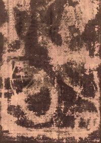 Abstract Brown Modern Rug, abs2041brn