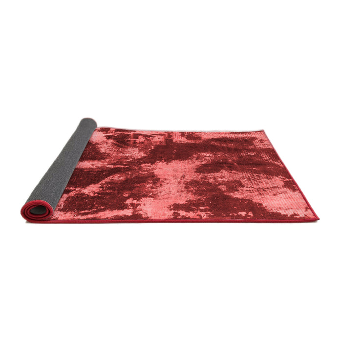 Abstract Red Modern Area Rugs