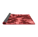 Abstract Red Modern Area Rugs