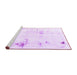 Sideview of Machine Washable Solid Purple Modern Area Rugs, wshabs2042pur