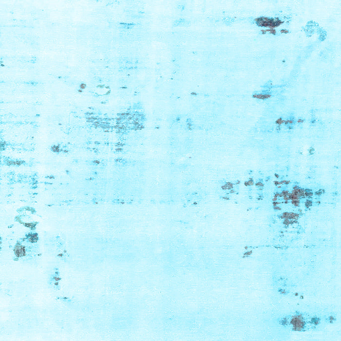 Square Solid Light Blue Modern Rug, abs2042lblu