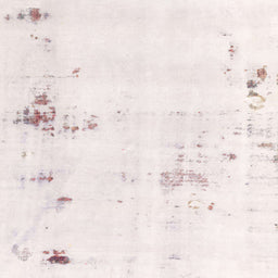 Square Machine Washable Abstract Light Rose Pink Rug, wshabs2042