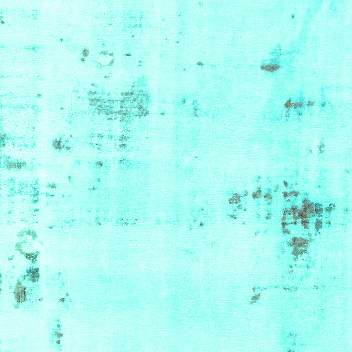 Machine Washable Solid Turquoise Modern Area Rugs, wshabs2042turq