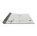 Sideview of Solid Gray Modern Rug, abs2042gry