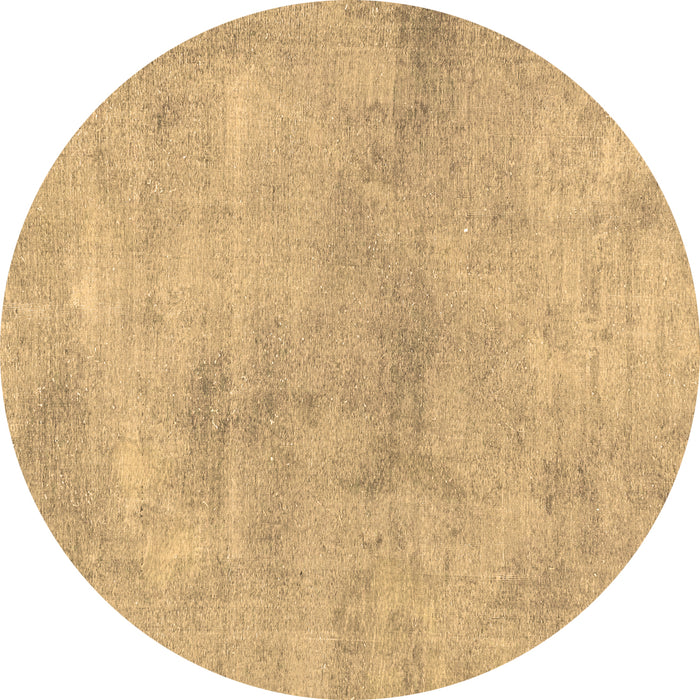 Round Abstract Brown Modern Rug, abs2043brn