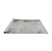 Sideview of Machine Washable Abstract Gray Modern Rug, wshabs2044gry