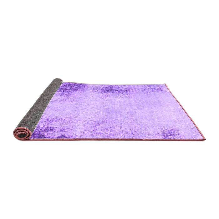 Sideview of Abstract Purple Modern Rug, abs2044pur