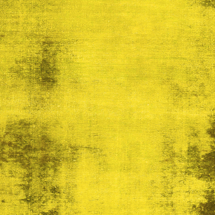 Machine Washable Abstract Yellow Modern Rug, wshabs2044yw