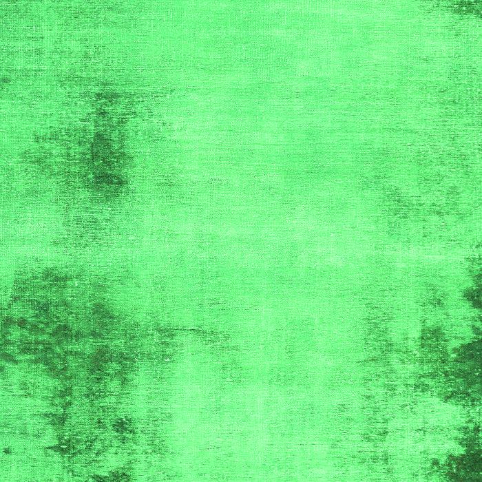 Machine Washable Abstract Green Modern Area Rugs, wshabs2044grn