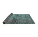 Sideview of Oriental Turquoise Traditional Rug, abs2045turq