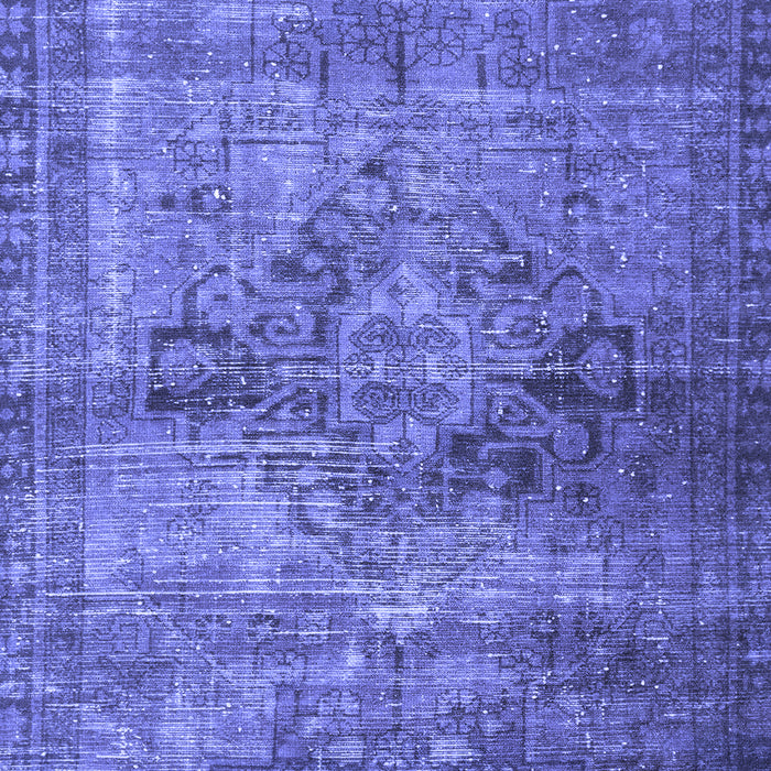 Machine Washable Oriental Blue Traditional Rug, wshabs2045blu